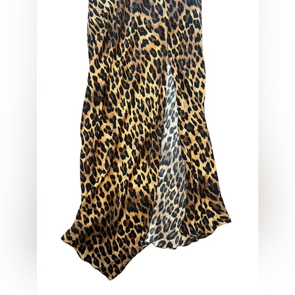 ALICE + OLIVIA HARMONY CHAIN STRAP DRAPEY SLIP DRESS - Picture 6 of 16